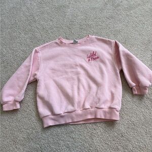 Pink Wild & Free Sweatshirt 4T